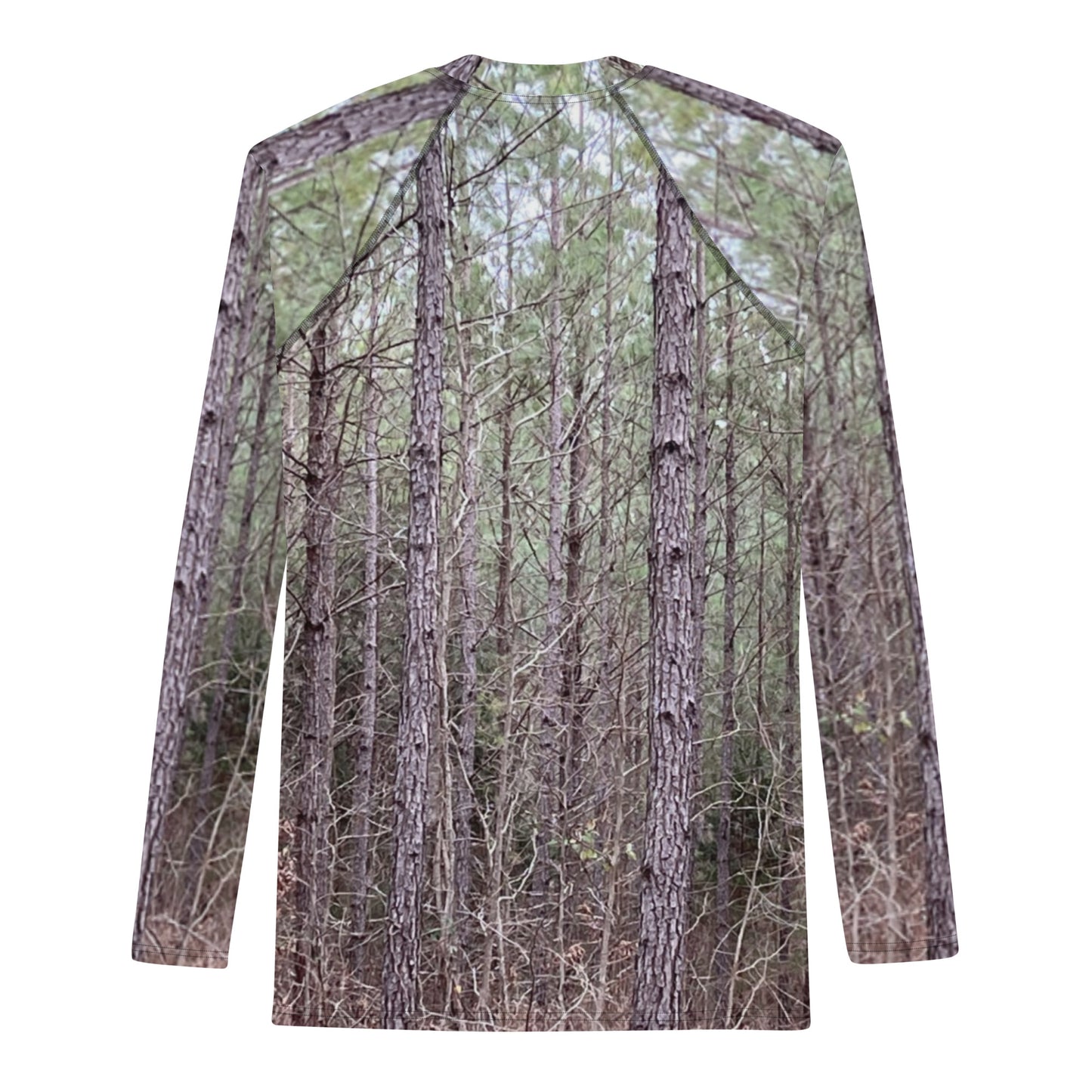 Southern Cameaux Pine Men's Rash Guard - Southern Cameaux