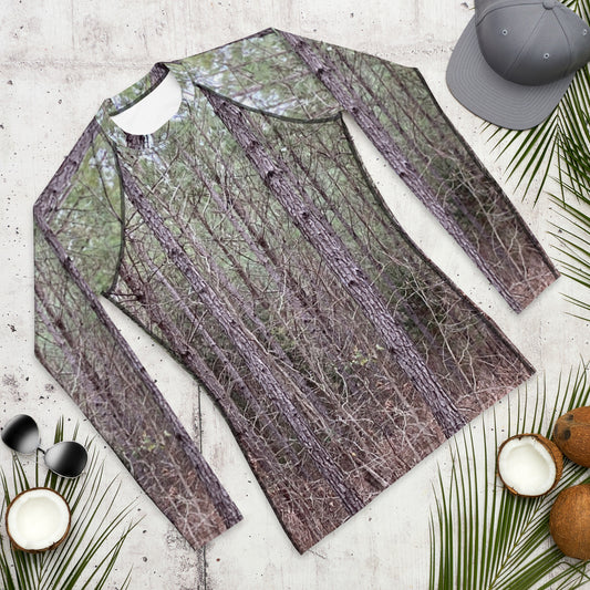 Southern Cameaux Pine Men's Rash Guard - Southern Cameaux