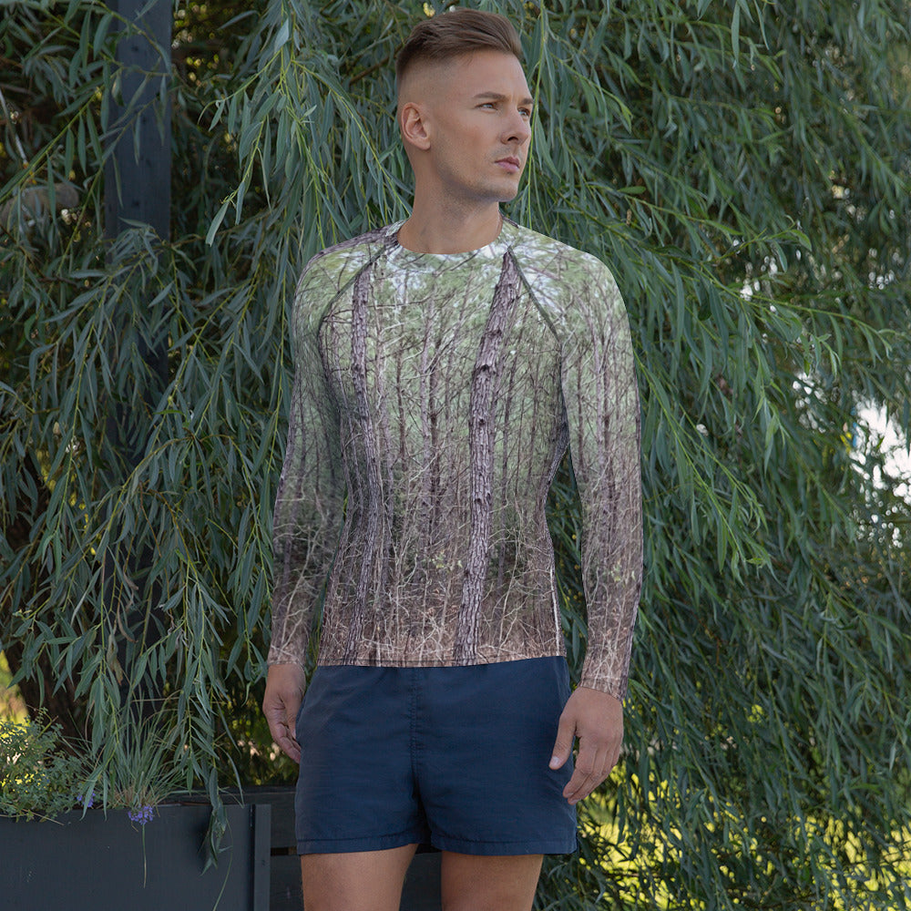 Southern Cameaux Pine Men's Rash Guard - Southern Cameaux