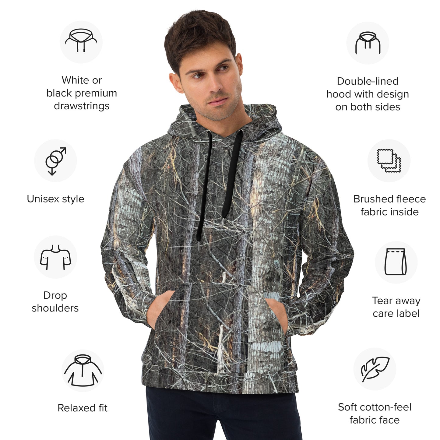 Southern Cameaux Dark Oak Unisex Hoodie - Southern Cameaux