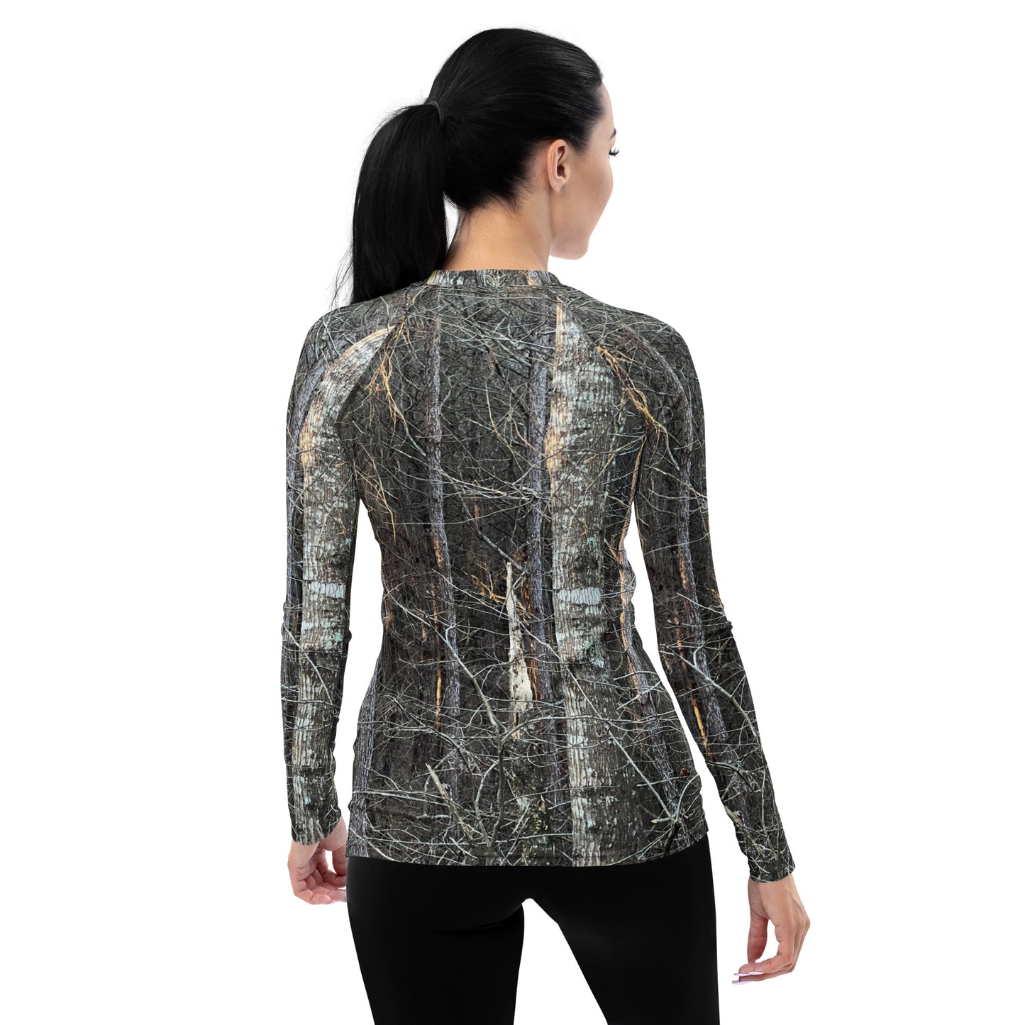 Southern Cameaux Dark Oak Women's Rash Guard - Southern Cameaux