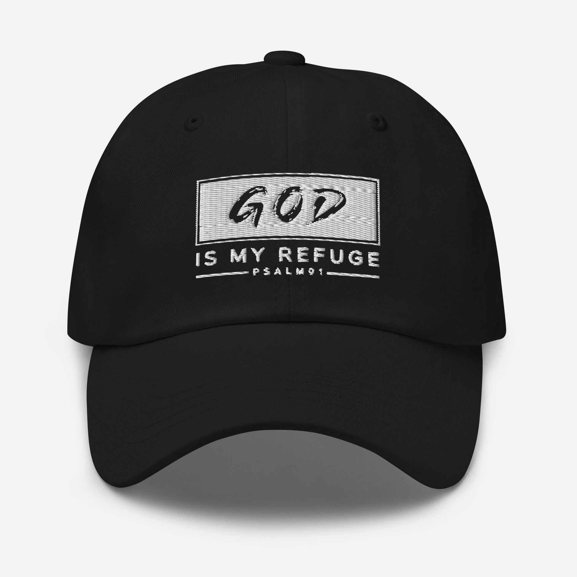 God is my Refuge Dad hat - Southern Cameaux