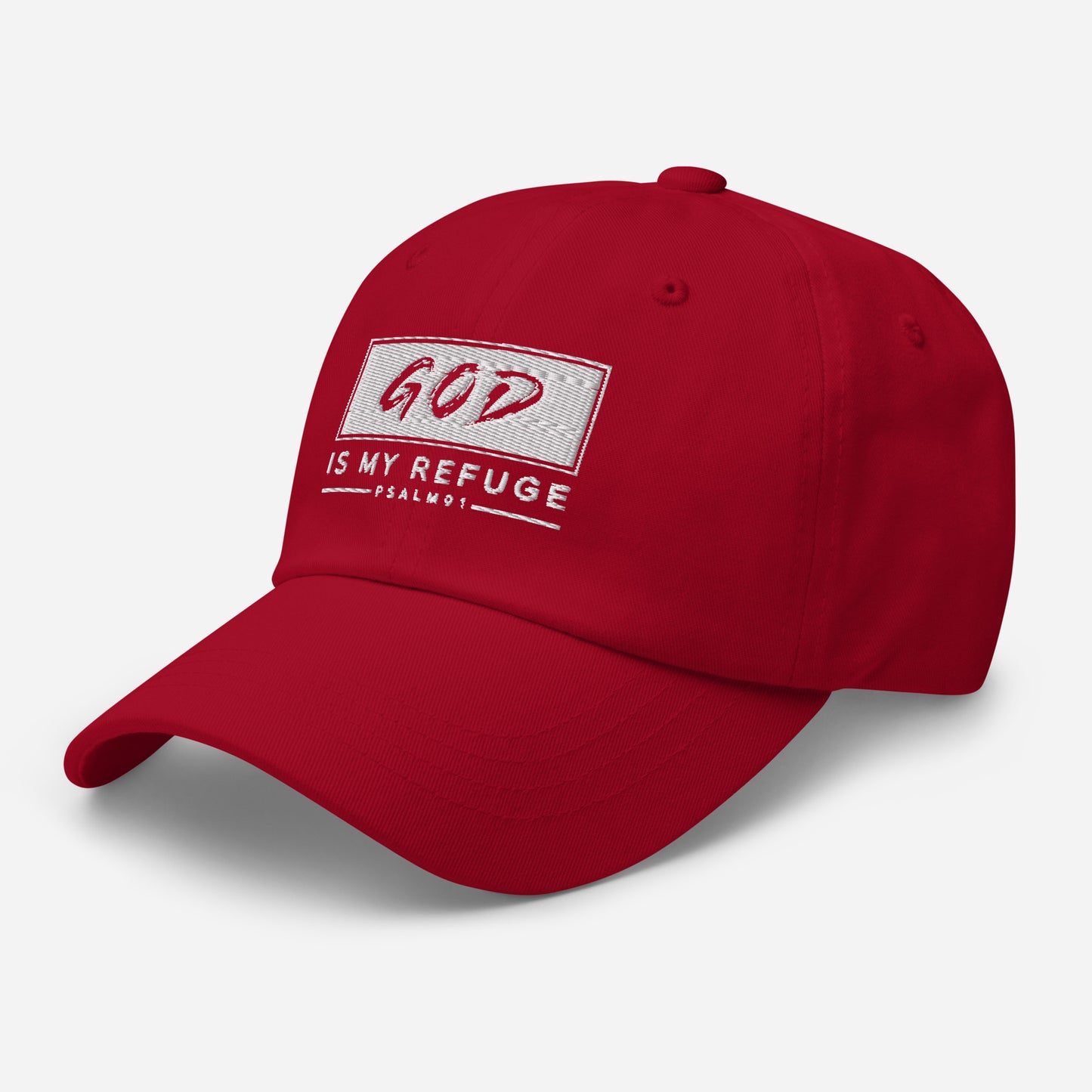 God is my Refuge Dad hat - Southern Cameaux