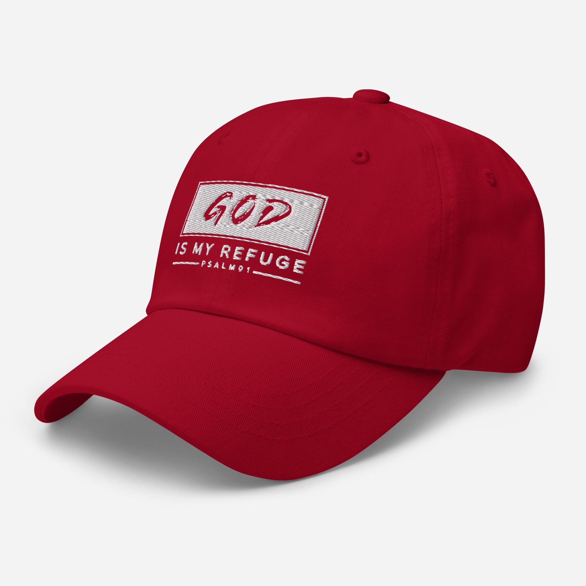 God is my Refuge Dad hat - Southern Cameaux