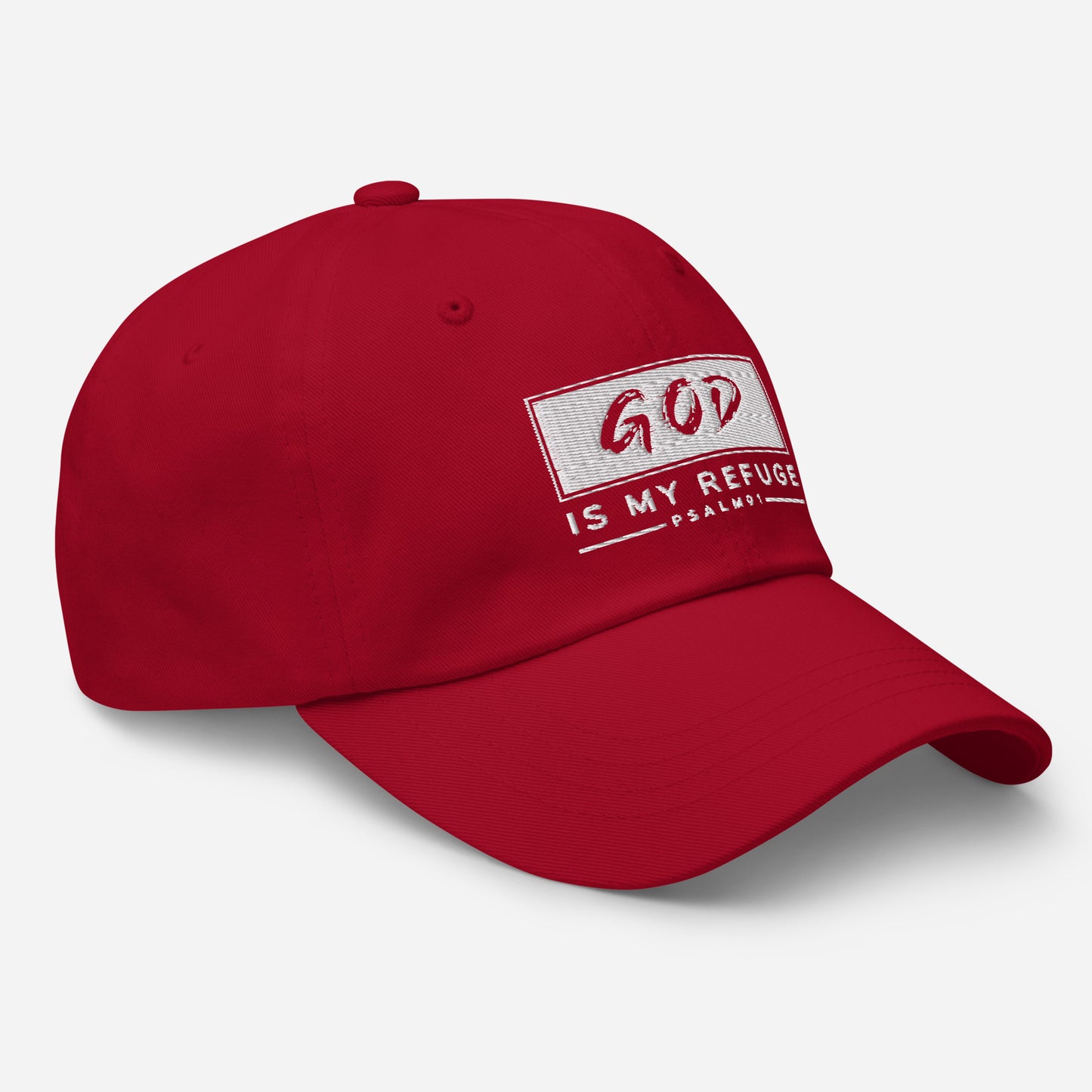 God is my Refuge Dad hat - Southern Cameaux