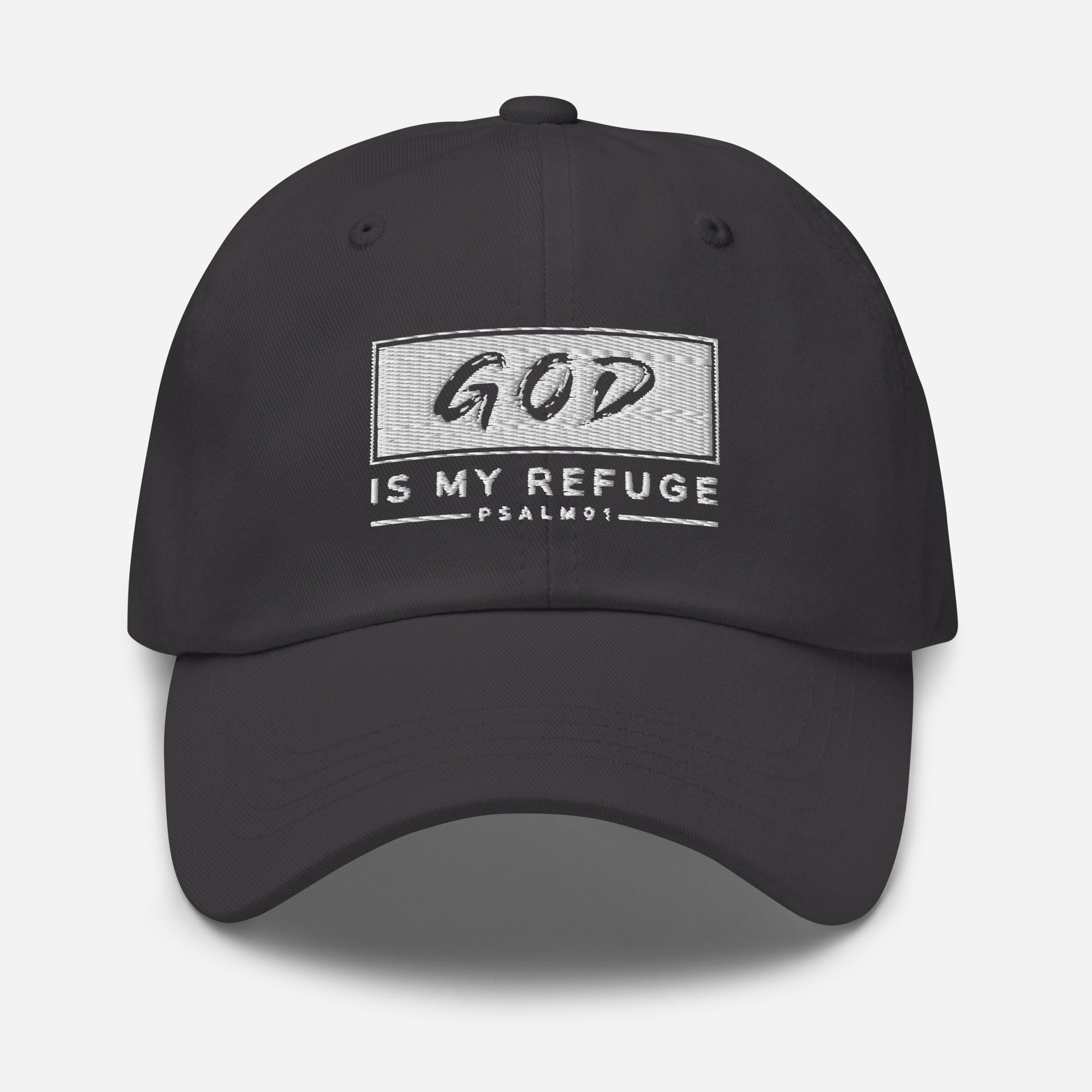 God is my Refuge Dad hat - Southern Cameaux