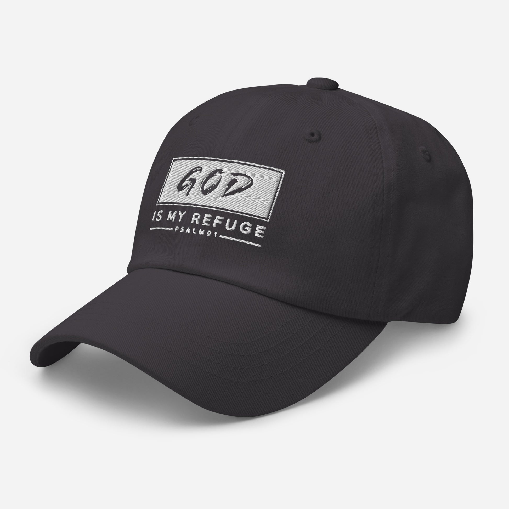 God is my Refuge Dad hat - Southern Cameaux
