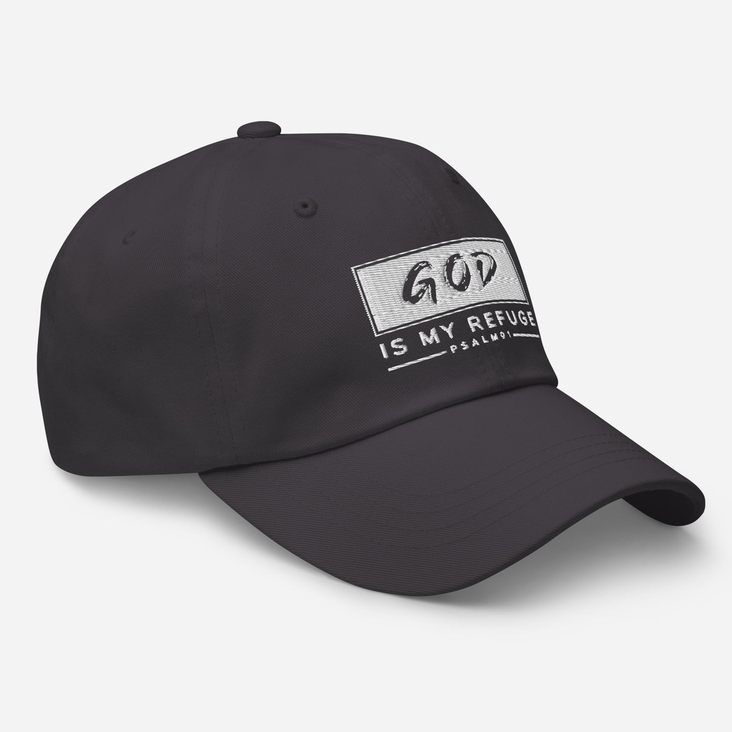 God is my Refuge Dad hat - Southern Cameaux
