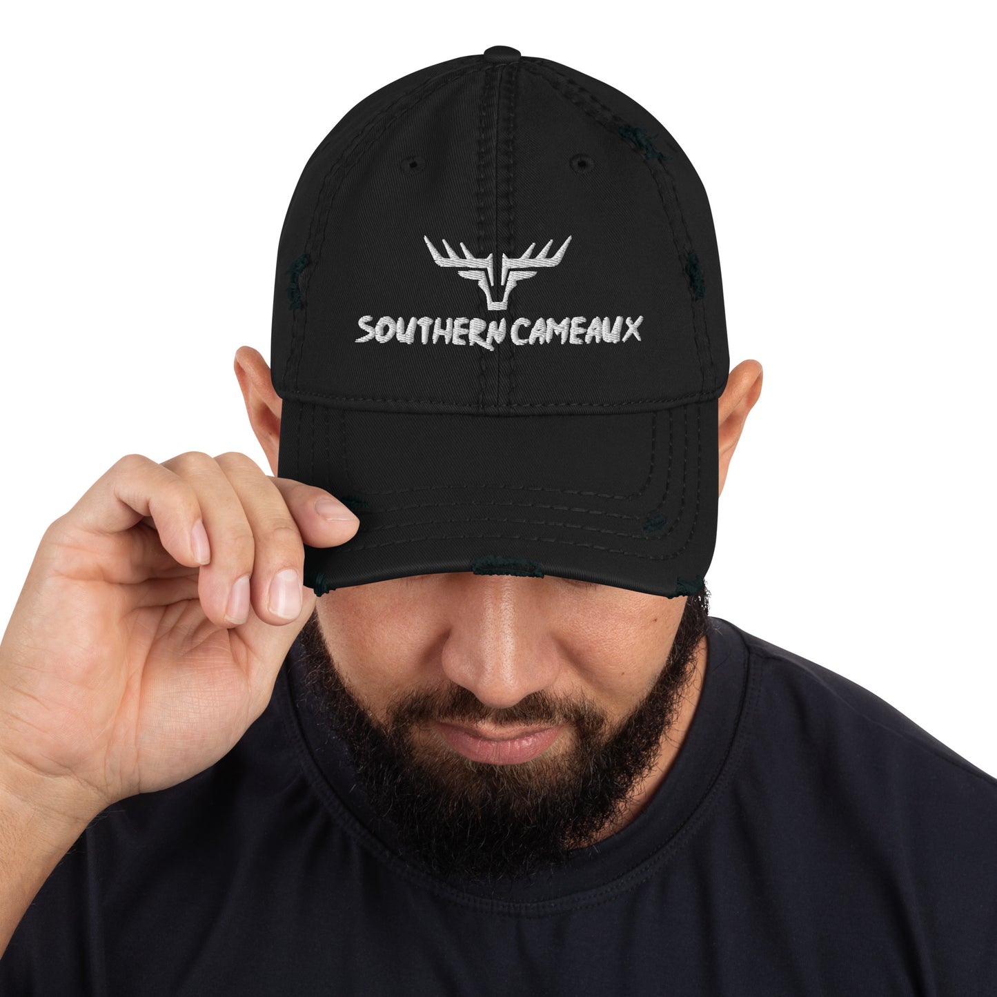 Southern Cameaux Distressed Dad Hat - Southern Cameaux