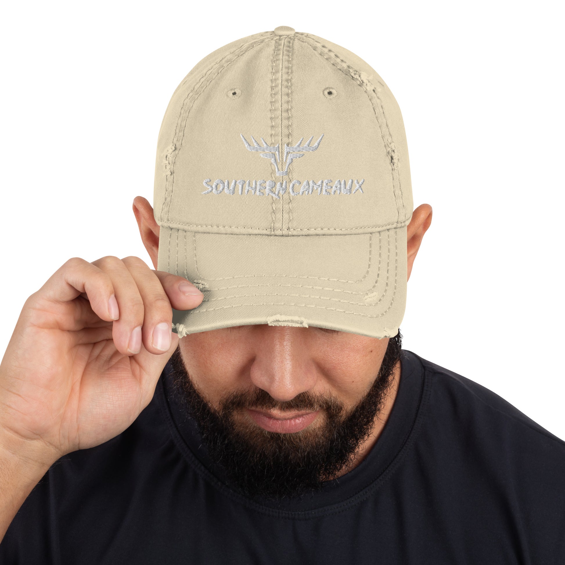 Southern Cameaux Distressed Dad Hat - Southern Cameaux