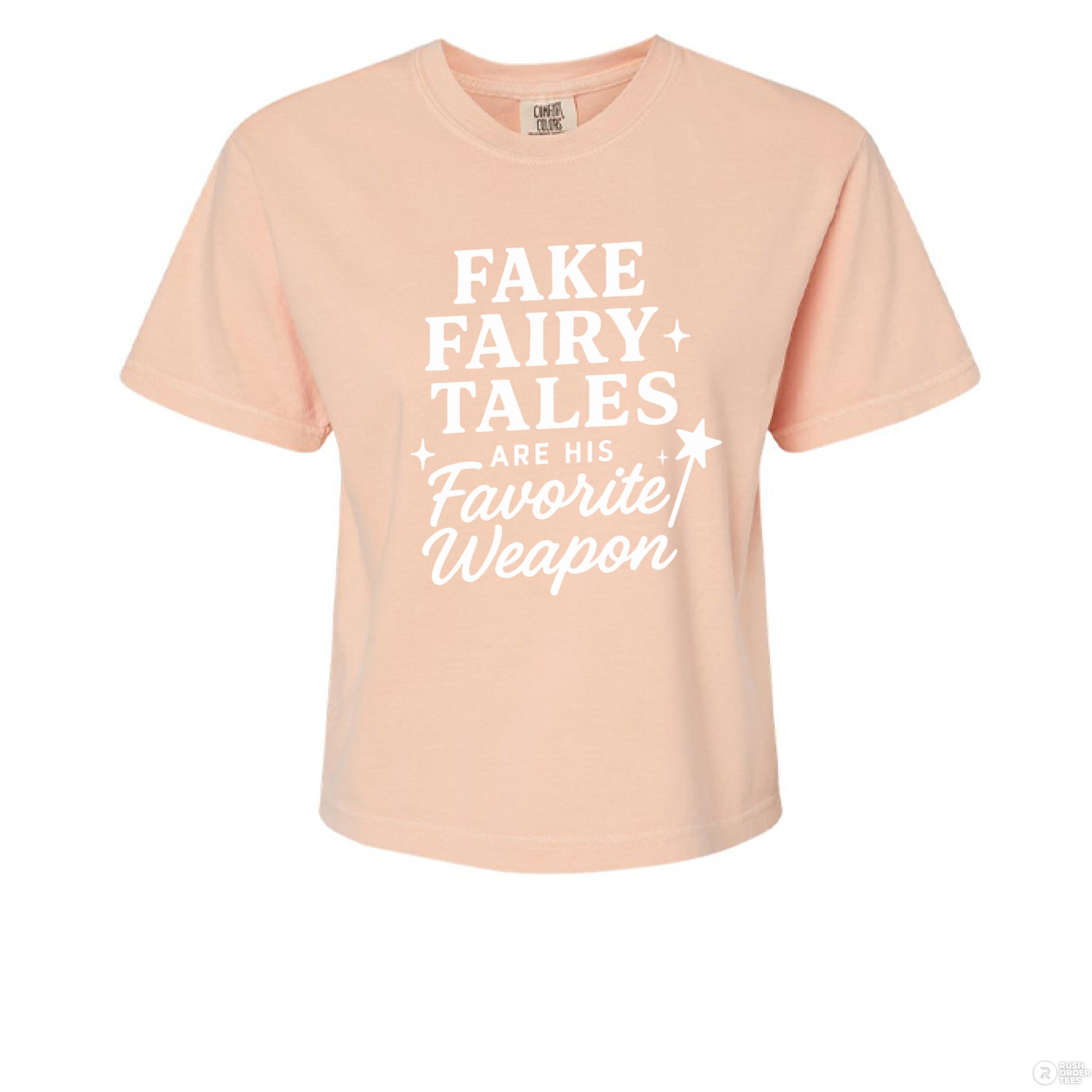 Fairy Tales Are His Favorite Weapon Product: Comfort Colors 3023CL Women's Heavyweight Boxy T-Shirt - Southern Cameaux