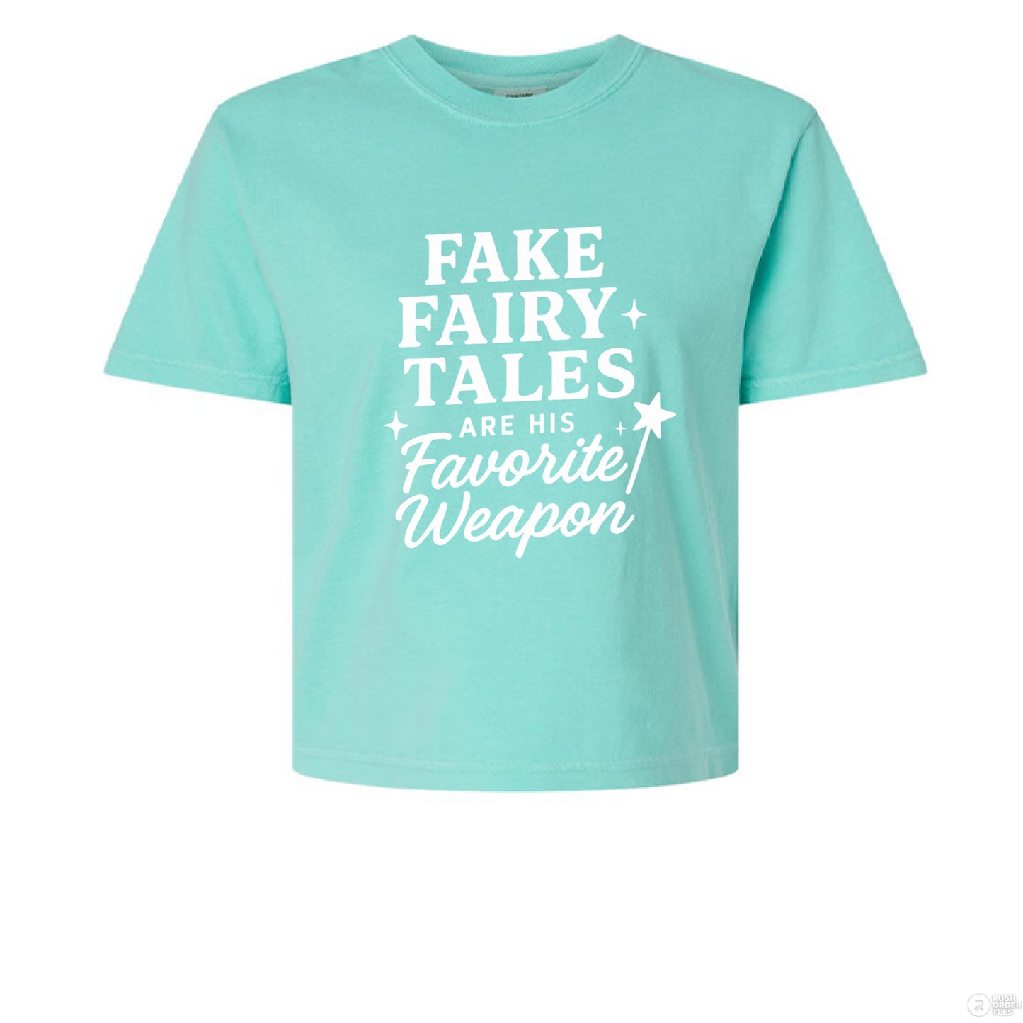 Fairy Tales Are His Favorite Weapon Product: Comfort Colors 3023CL Women's Heavyweight Boxy T-Shirt - Southern Cameaux