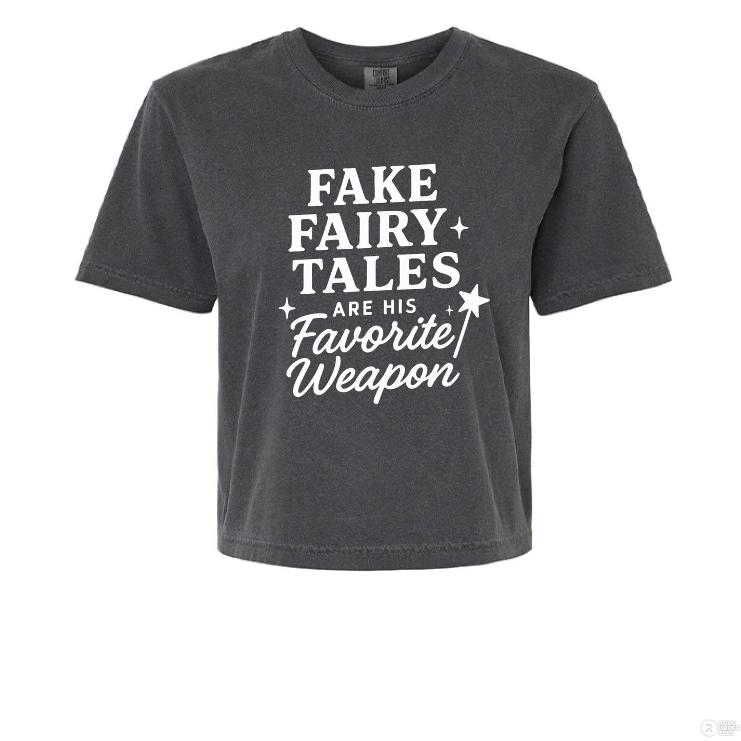 Fairy Tales Are His Favorite Weapon Product: Comfort Colors 3023CL Women's Heavyweight Boxy T-Shirt - Southern Cameaux