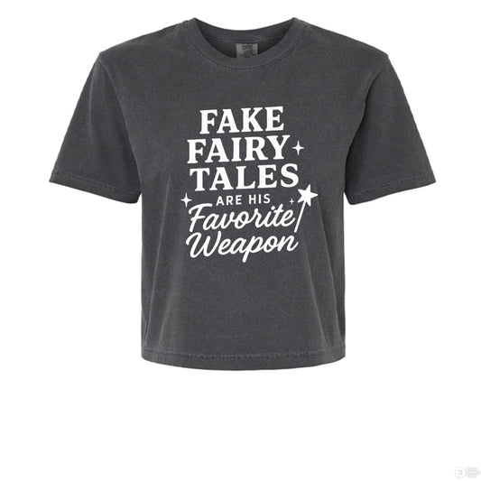 Fairy Tales Are His Favorite Weapon Product: Comfort Colors 3023CL Women's Heavyweight Boxy T-Shirt - Southern Cameaux