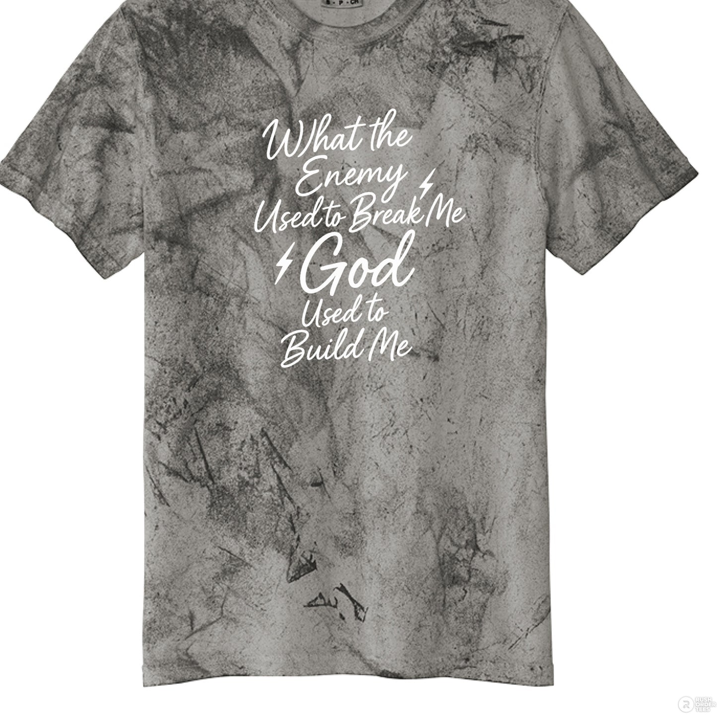 What the Enemy Used to Break Me, God Used to Build Me Comfort Colors 1745 - Southern Cameaux