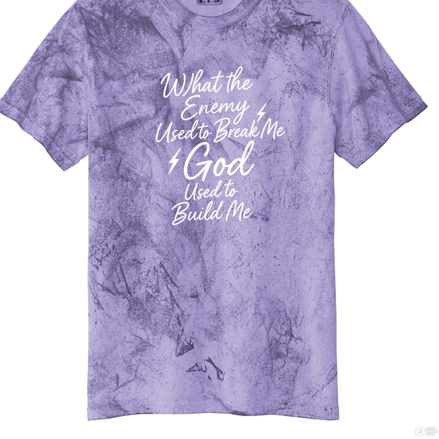 What the Enemy Used to Break Me, God Used to Build Me Comfort Colors 1745 - Southern Cameaux