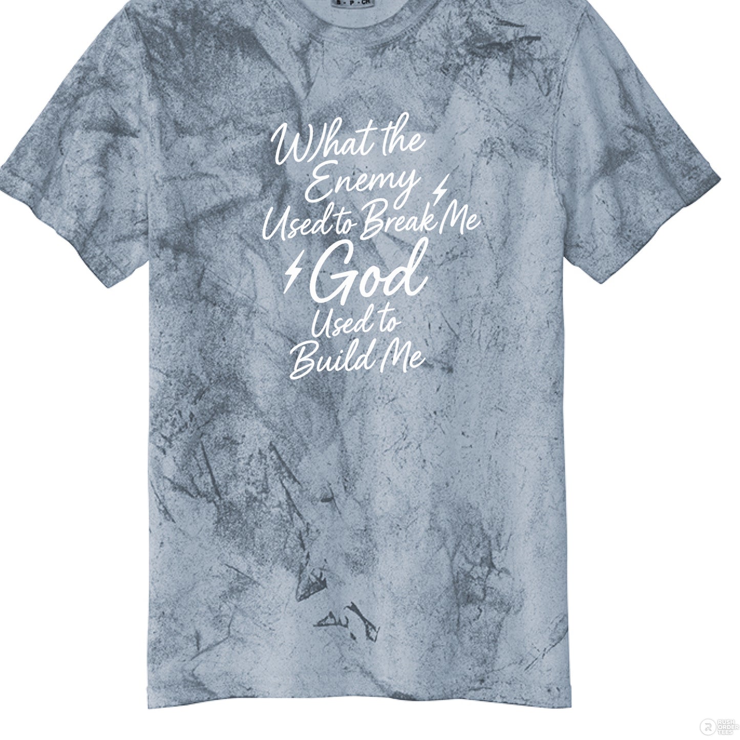 What the Enemy Used to Break Me, God Used to Build Me Comfort Colors 1745 - Southern Cameaux