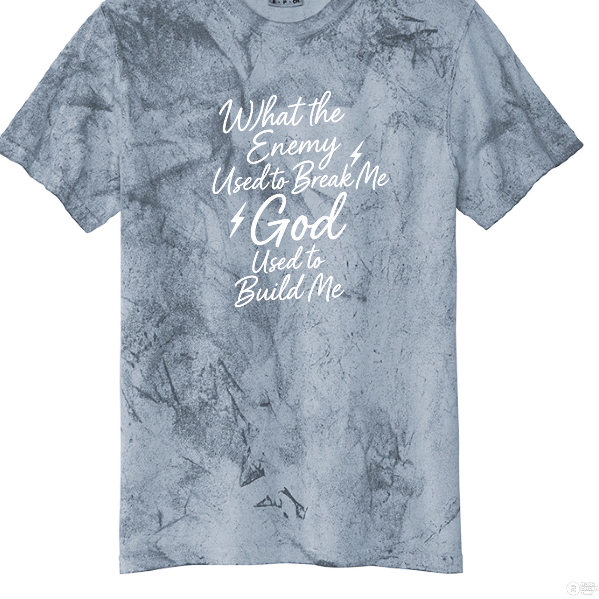 What the Enemy Used to Break Me, God Used to Build Me Comfort Colors 1745 - Southern Cameaux