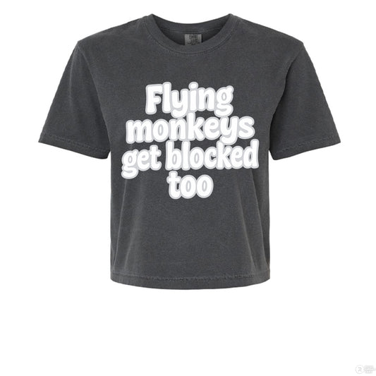 Flying Monkeys Get Blocked Too Comfort Colors 3023CL Women's Heavyweight Boxy T-Shirt - Southern Cameaux