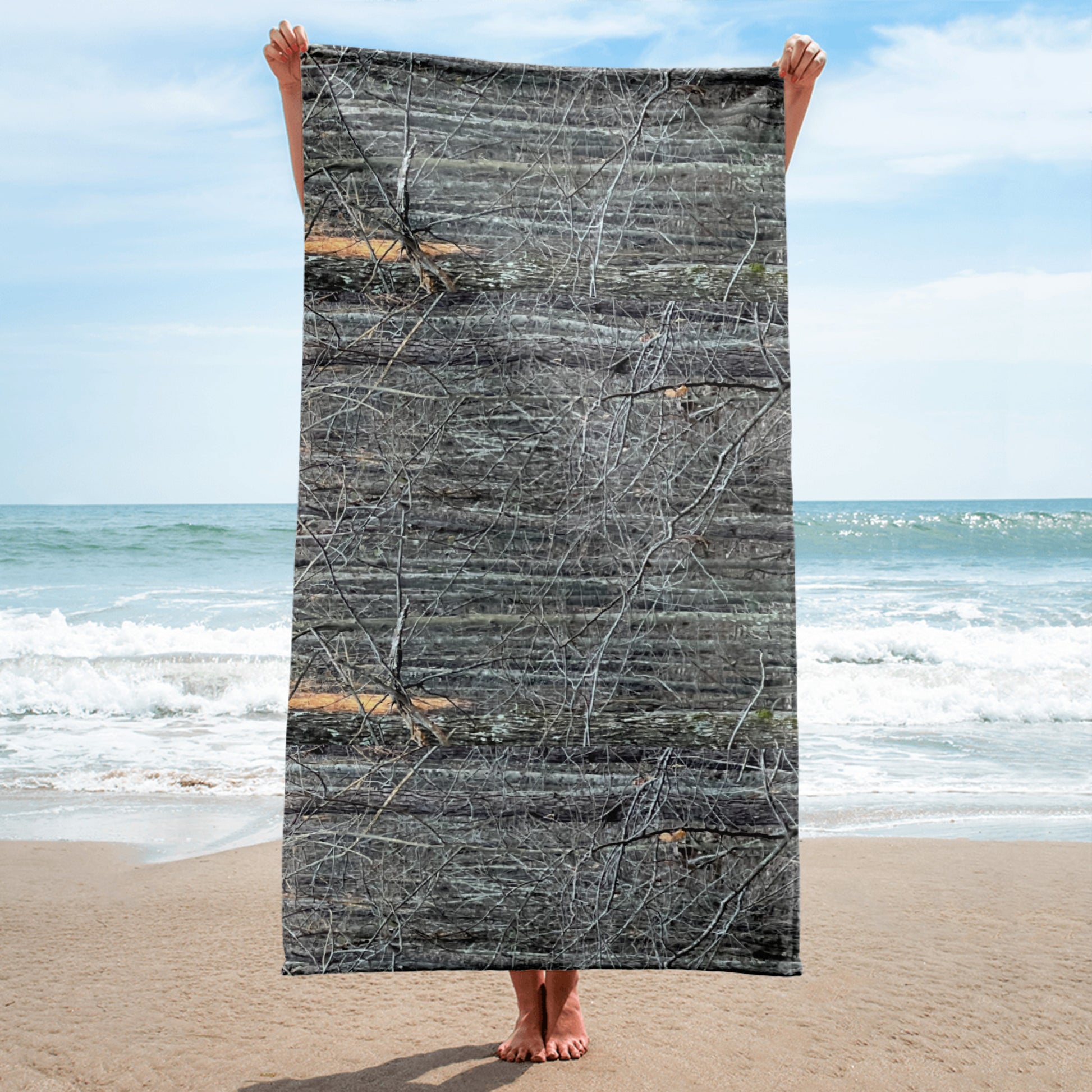 Southern Cameaux Dark Oaks Beach Towel - Southern Cameaux