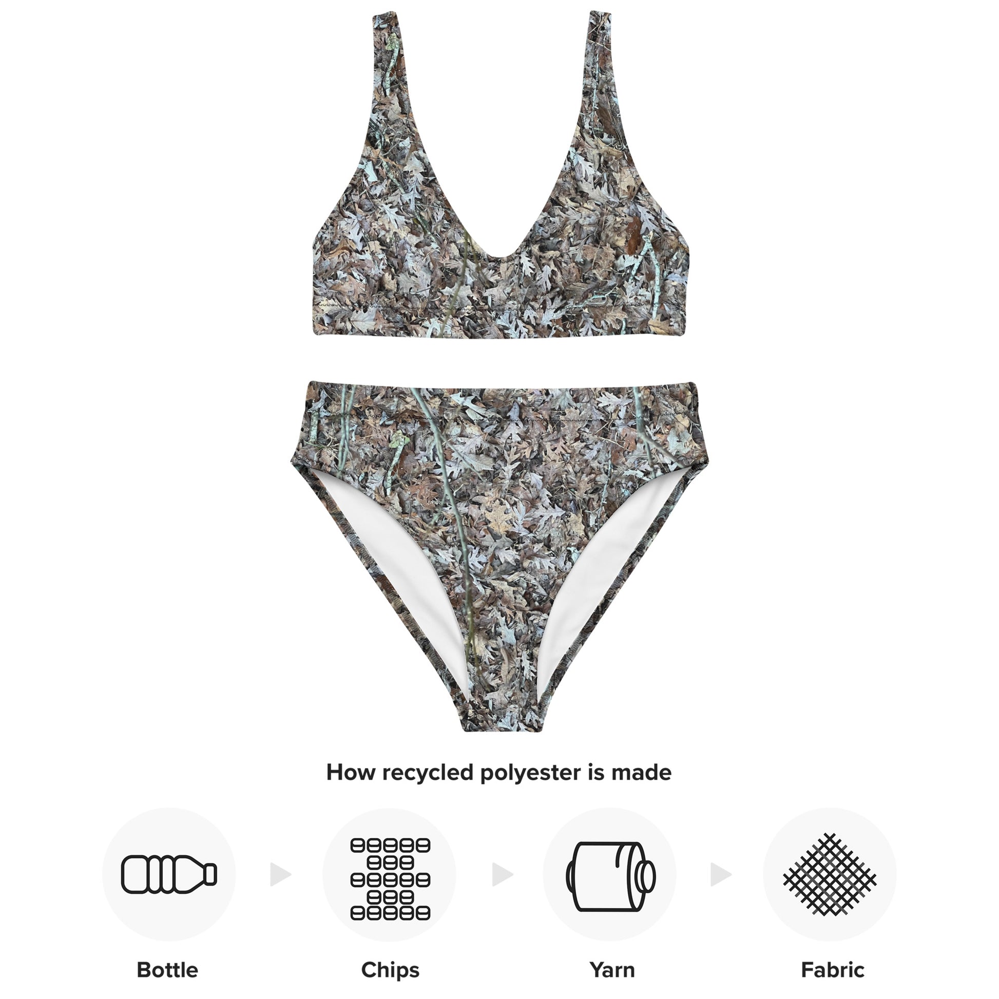 Southern Cameaux Ground Cover Recycled high-waisted bikini - Southern Cameaux