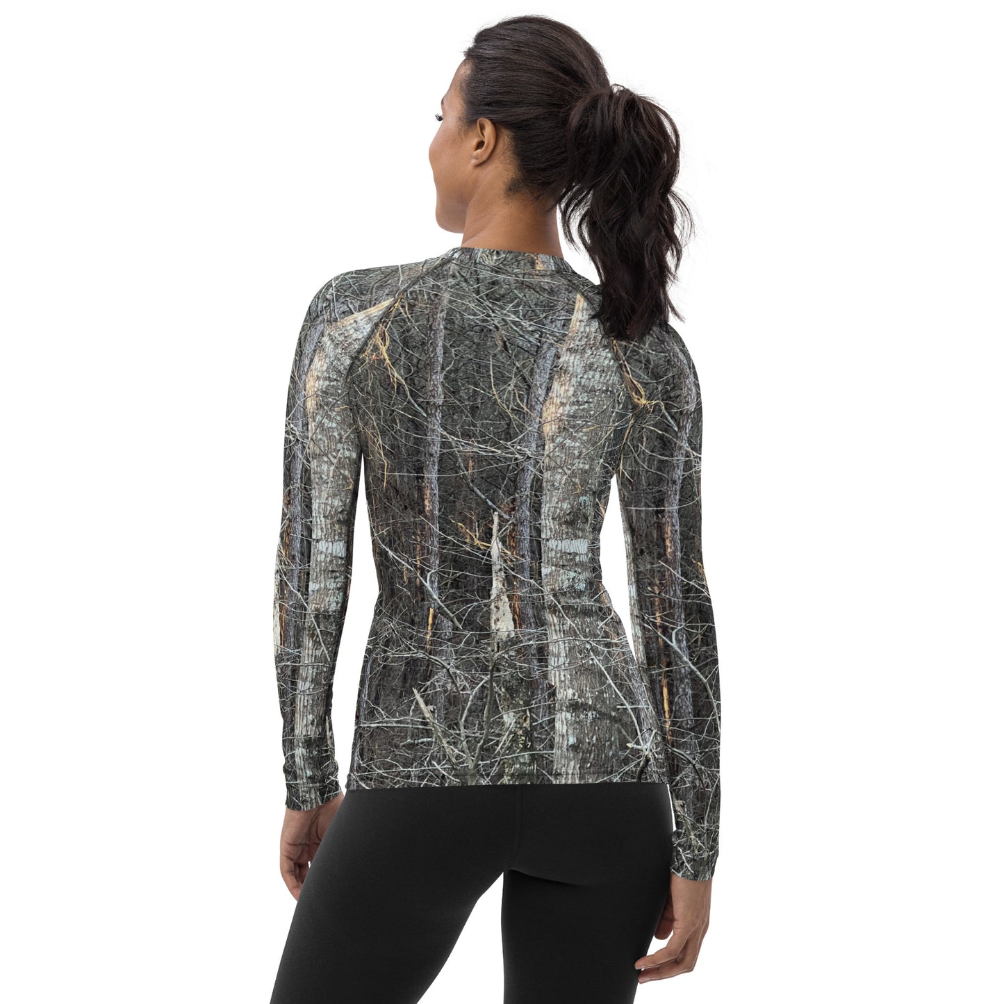 Southern Cameaux Dark Oak Women's Rash Guard - Southern Cameaux