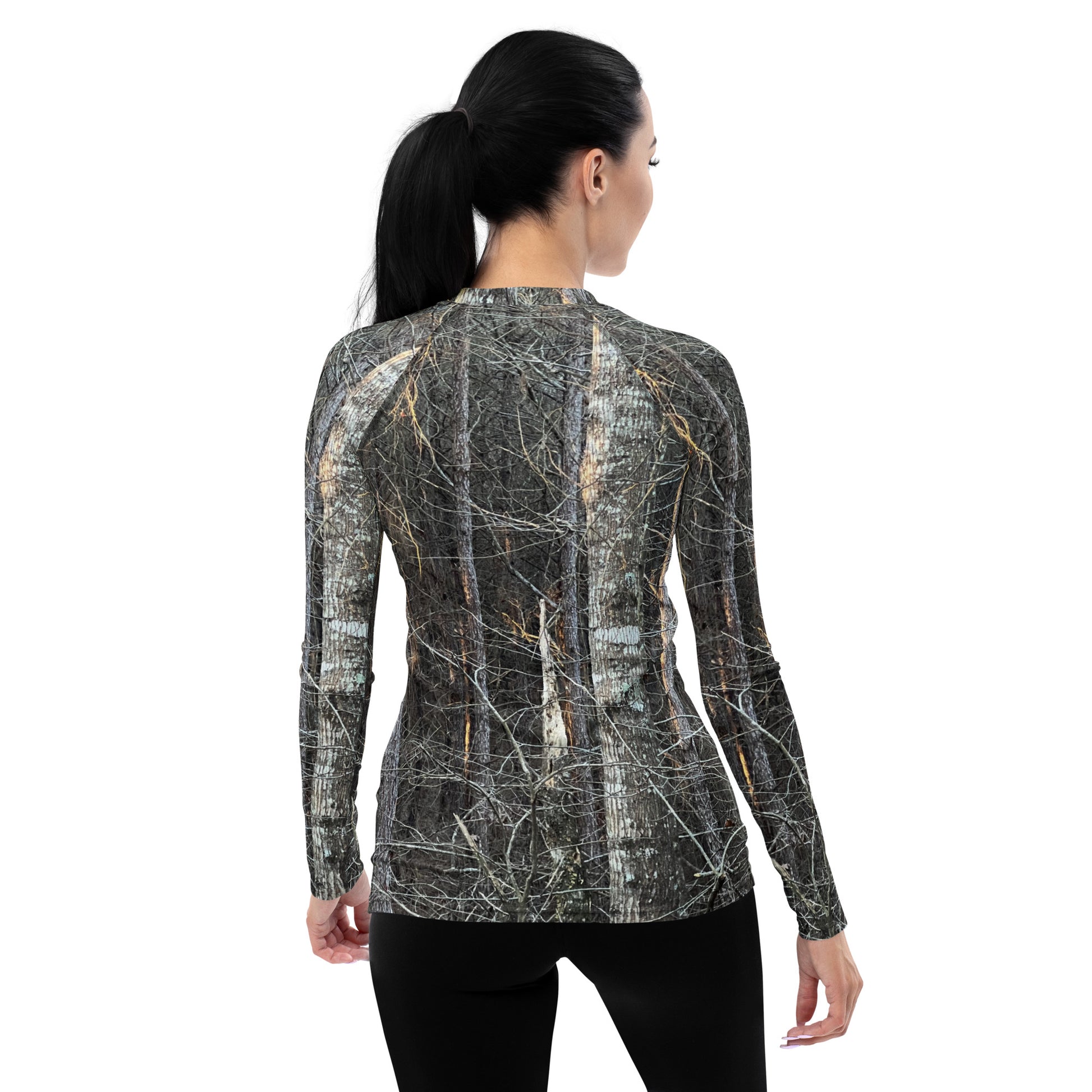 Southern Cameaux Dark Oak Women's Rash Guard - Southern Cameaux