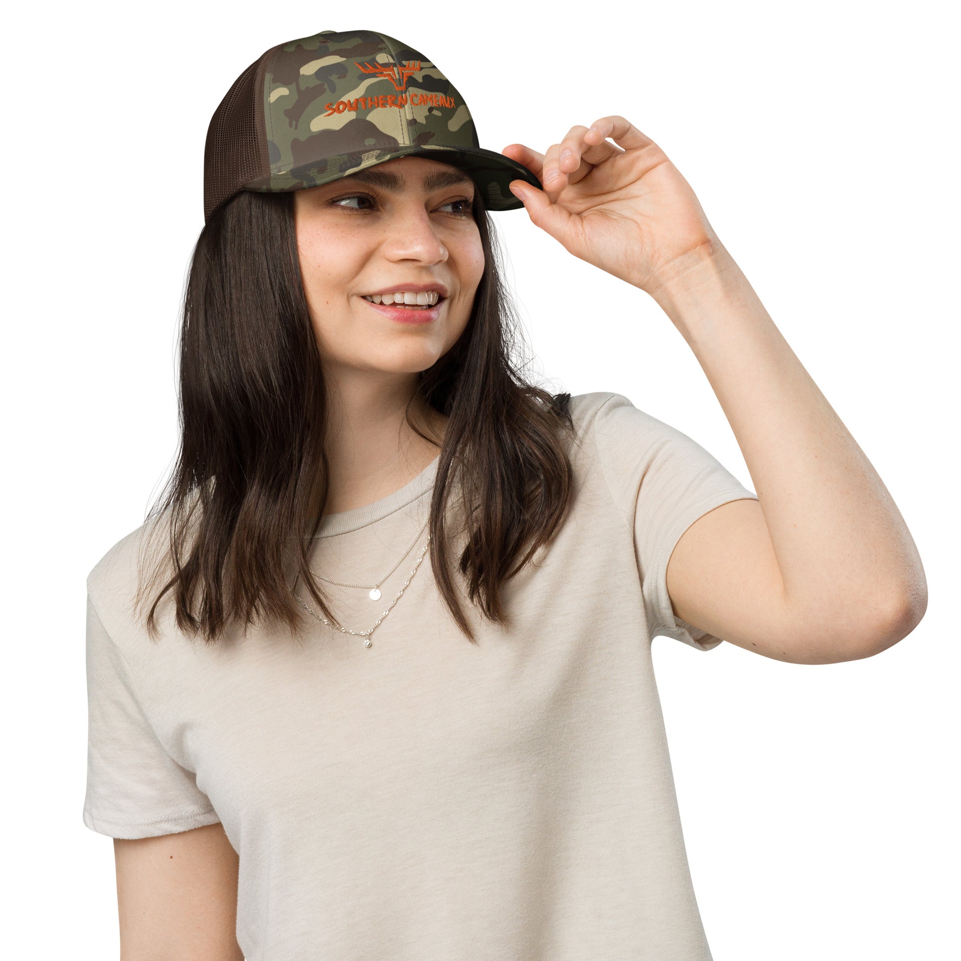 SC Camouflage trucker hat - Southern Cameaux