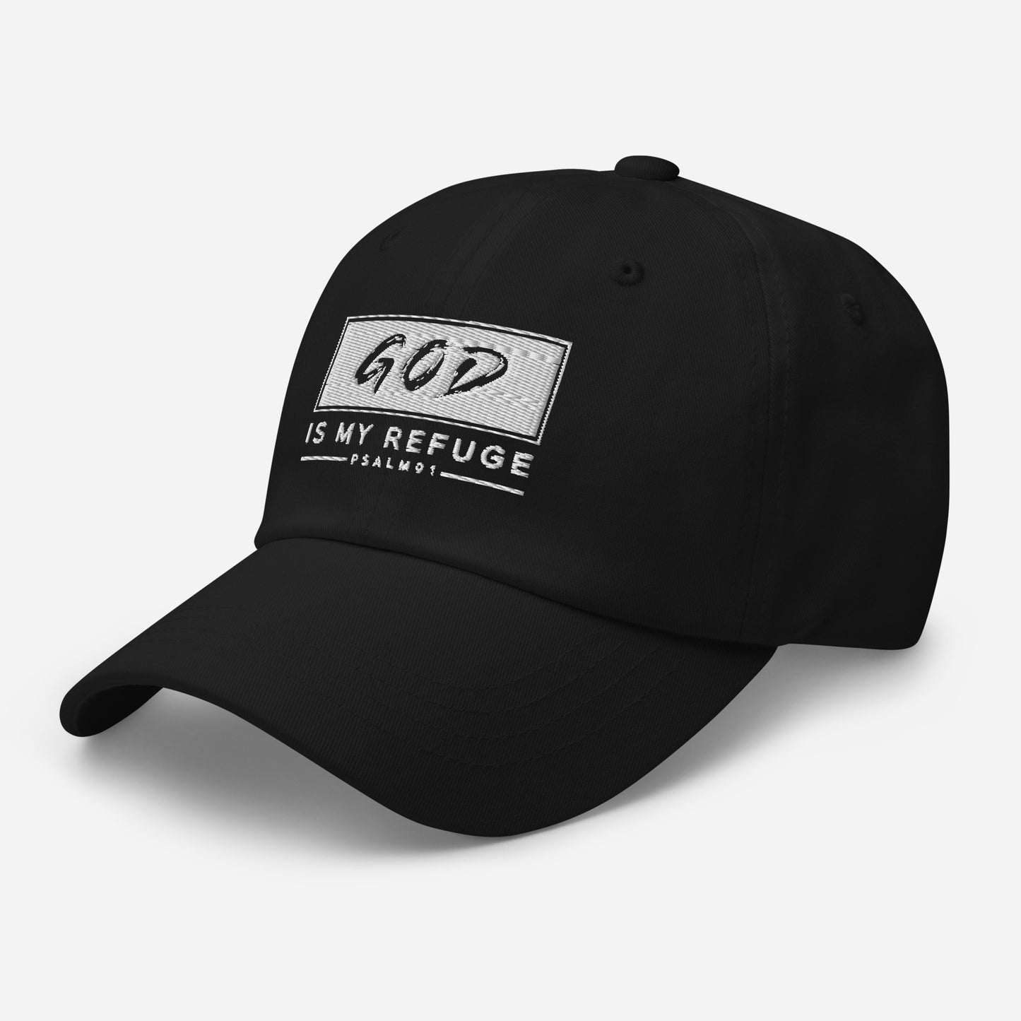 God is my Refuge Dad hat - Southern Cameaux