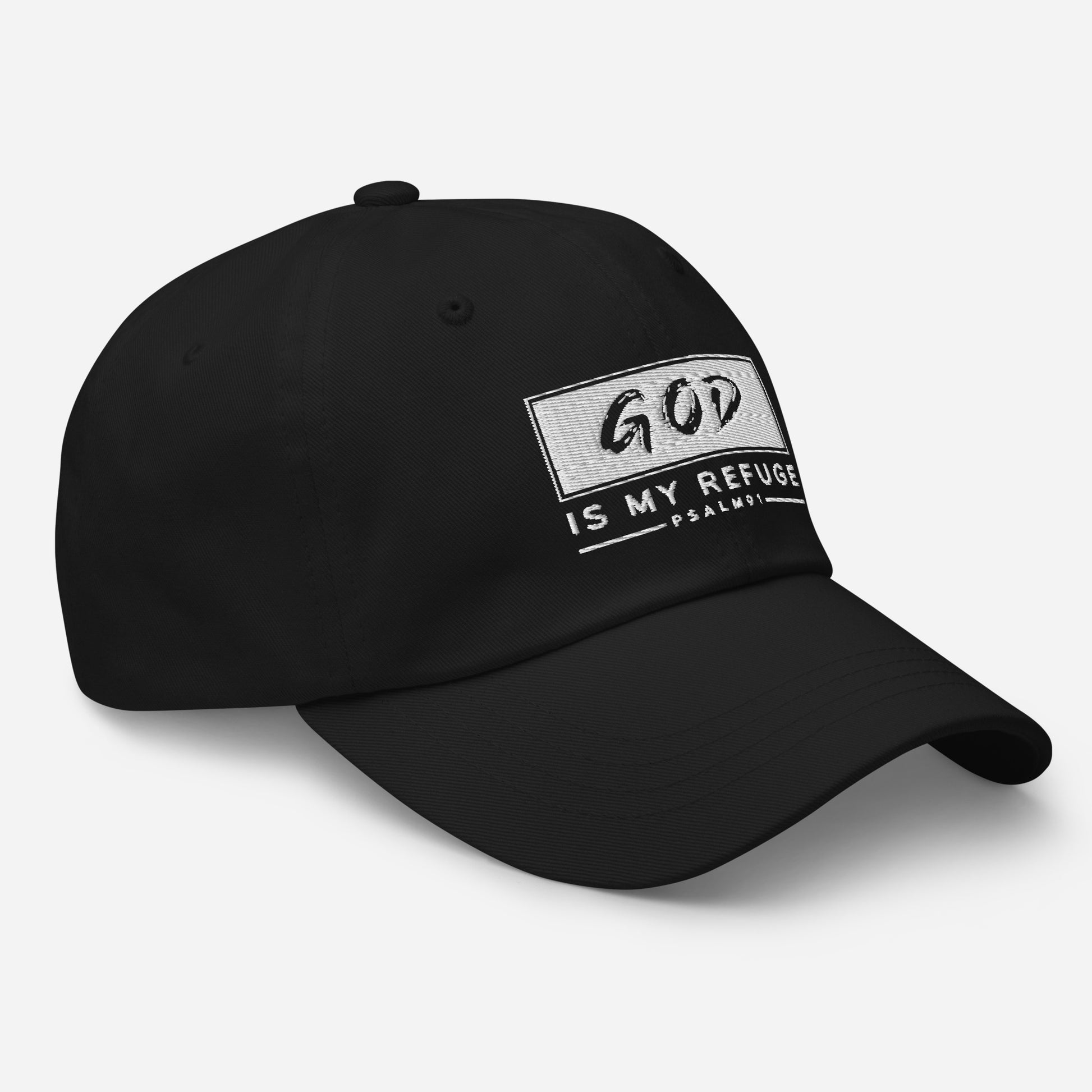 God is my Refuge Dad hat - Southern Cameaux