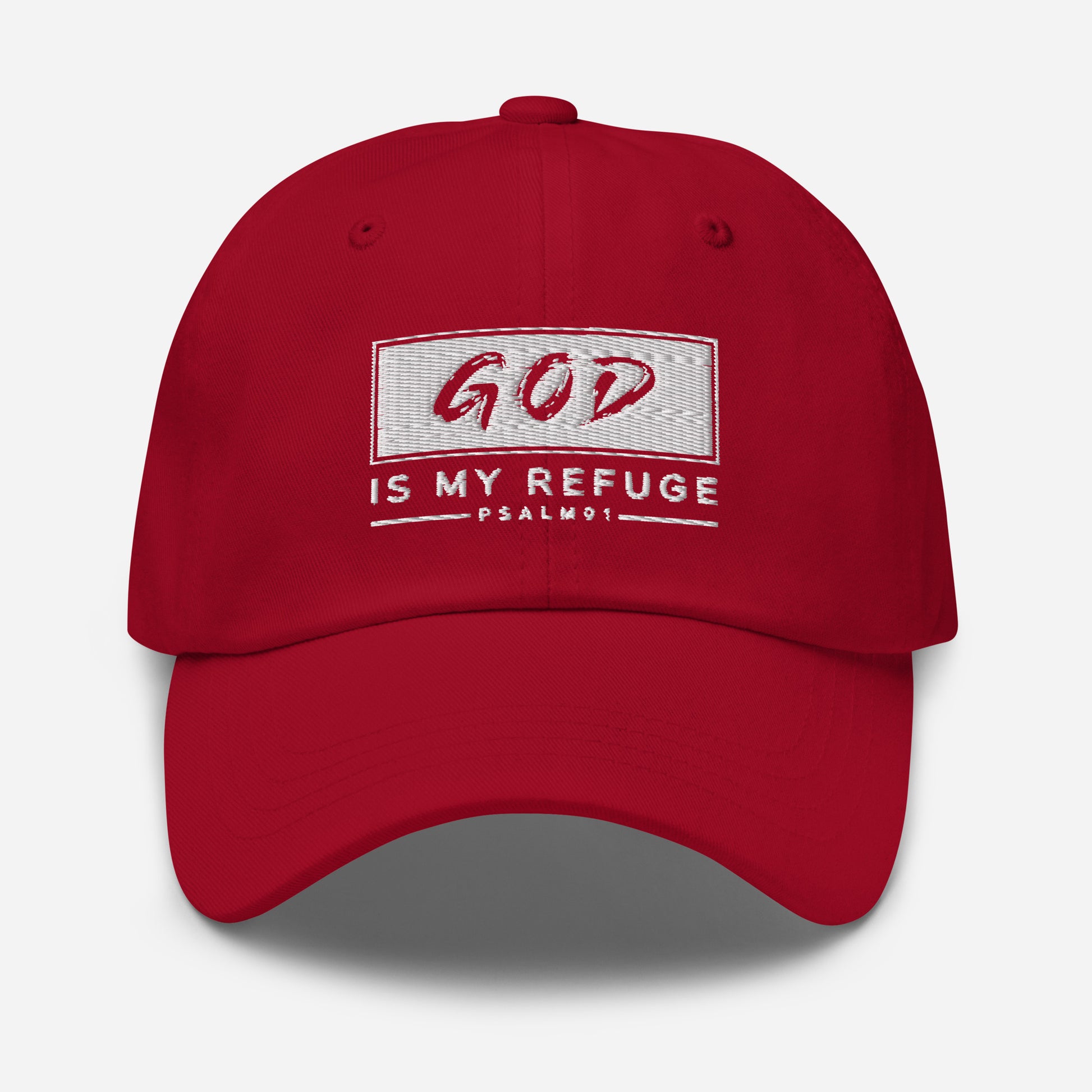 God is my Refuge Dad hat - Southern Cameaux