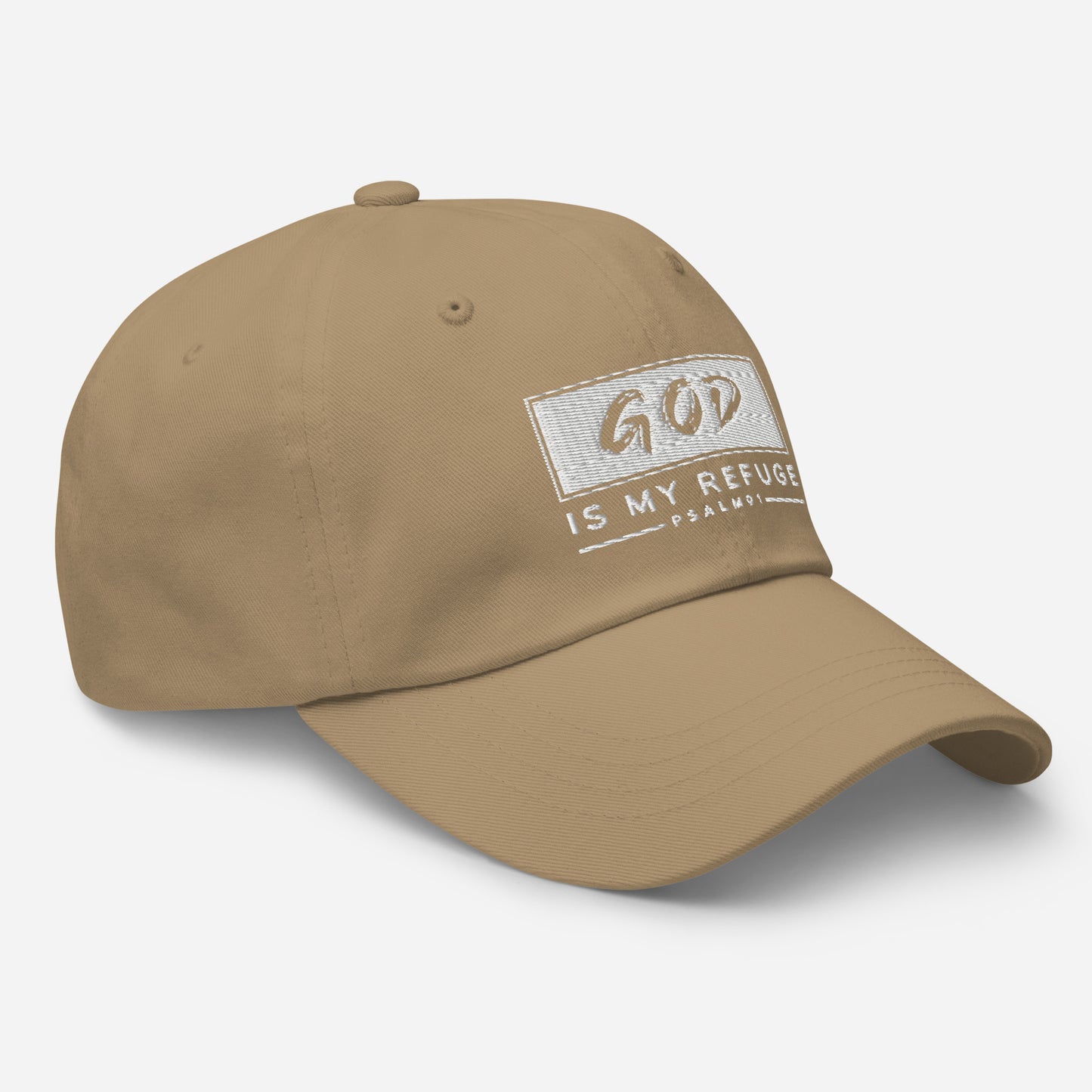 God is my Refuge Dad hat - Southern Cameaux