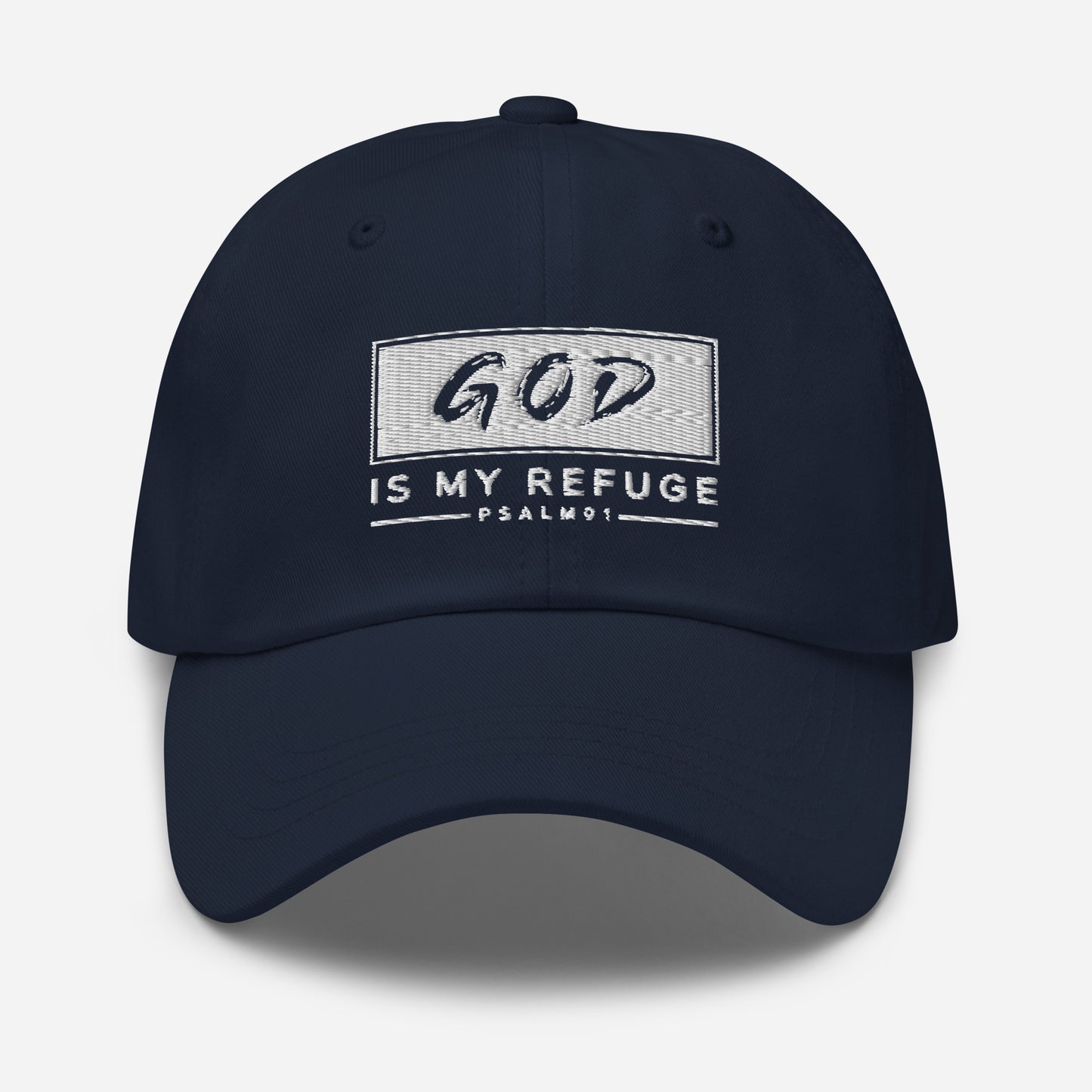 God is my Refuge Dad hat - Southern Cameaux