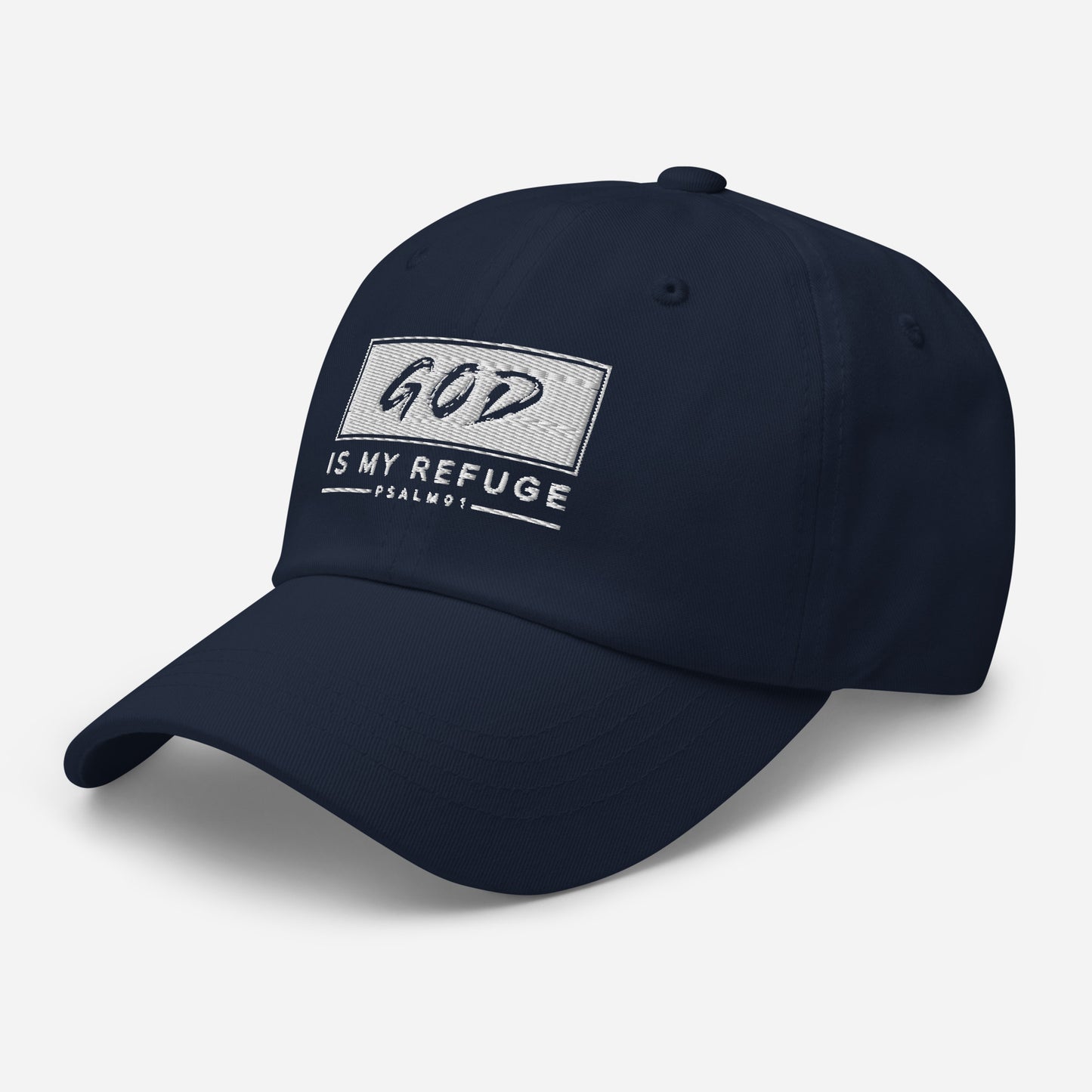 God is my Refuge Dad hat - Southern Cameaux