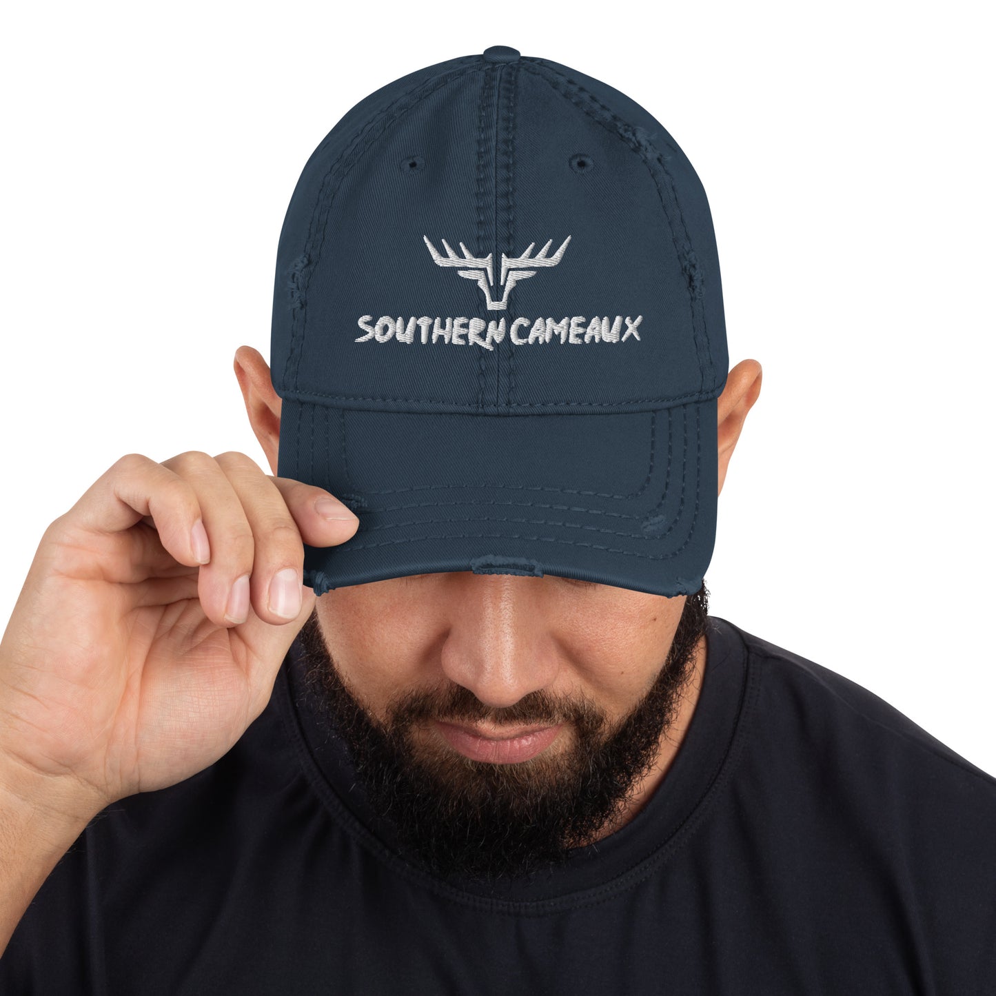 Southern Cameaux Distressed Dad Hat - Southern Cameaux