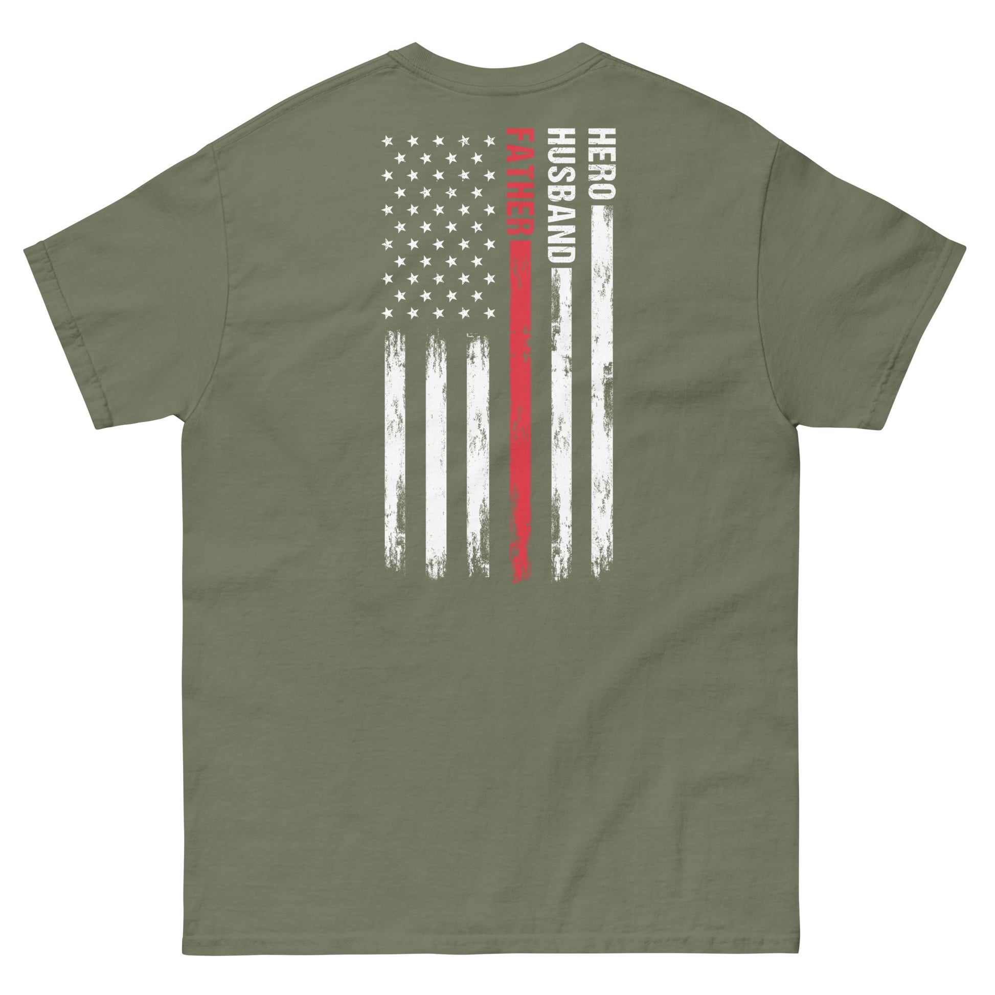 Hero, Husband, Father Men's T - Southern Cameaux