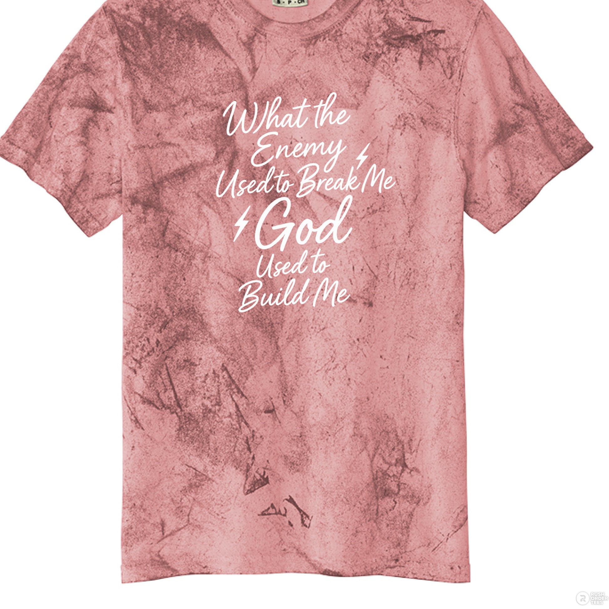 What the Enemy Used to Break Me, God Used to Build Me Comfort Colors 1745 - Southern Cameaux