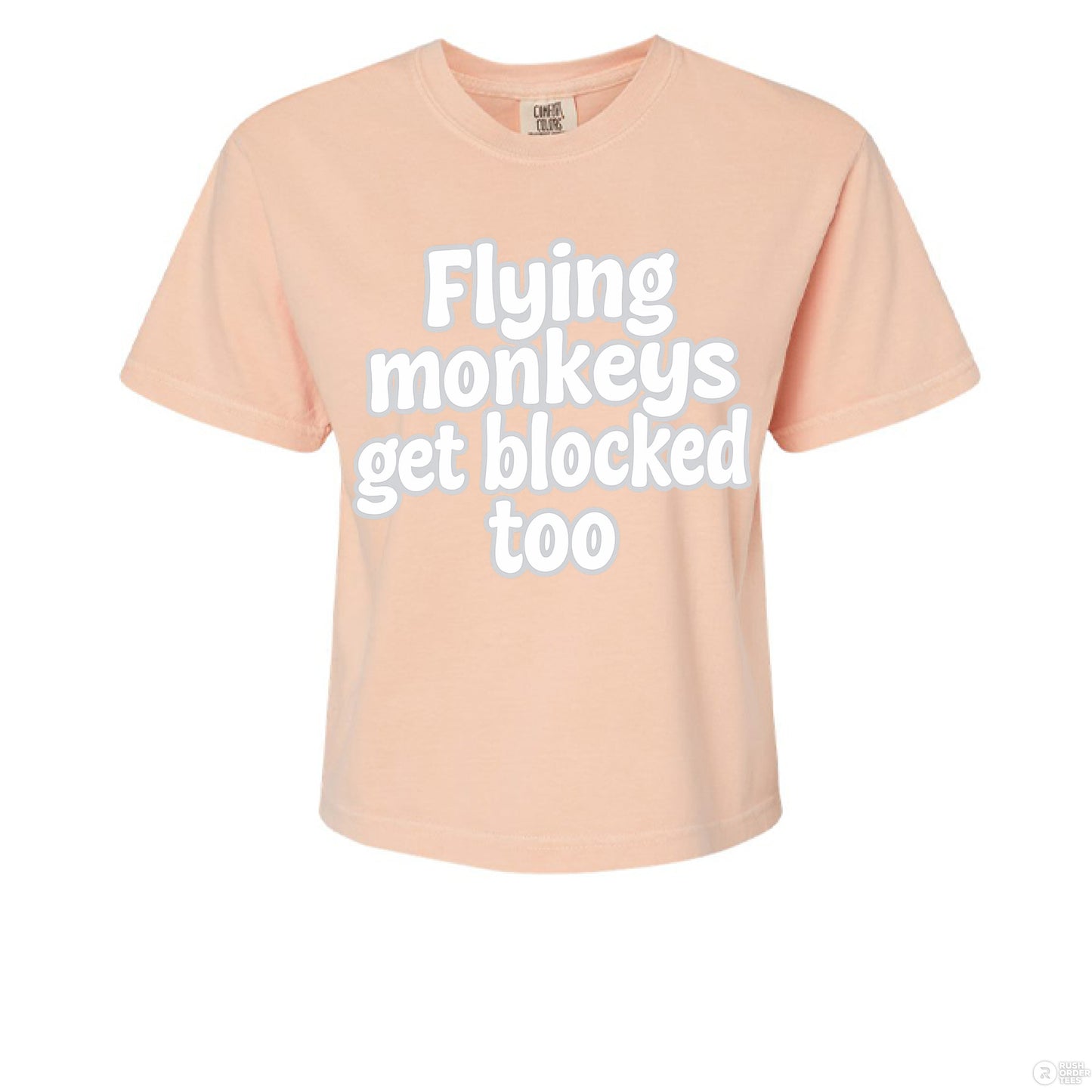 Flying Monkeys Get Blocked Too Comfort Colors 3023CL Women's Heavyweight Boxy T-Shirt - Southern Cameaux