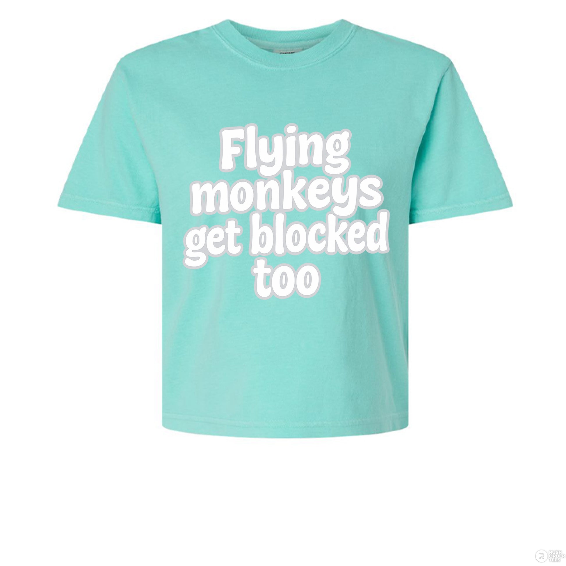 Flying Monkeys Get Blocked Too Comfort Colors 3023CL Women's Heavyweight Boxy T-Shirt - Southern Cameaux