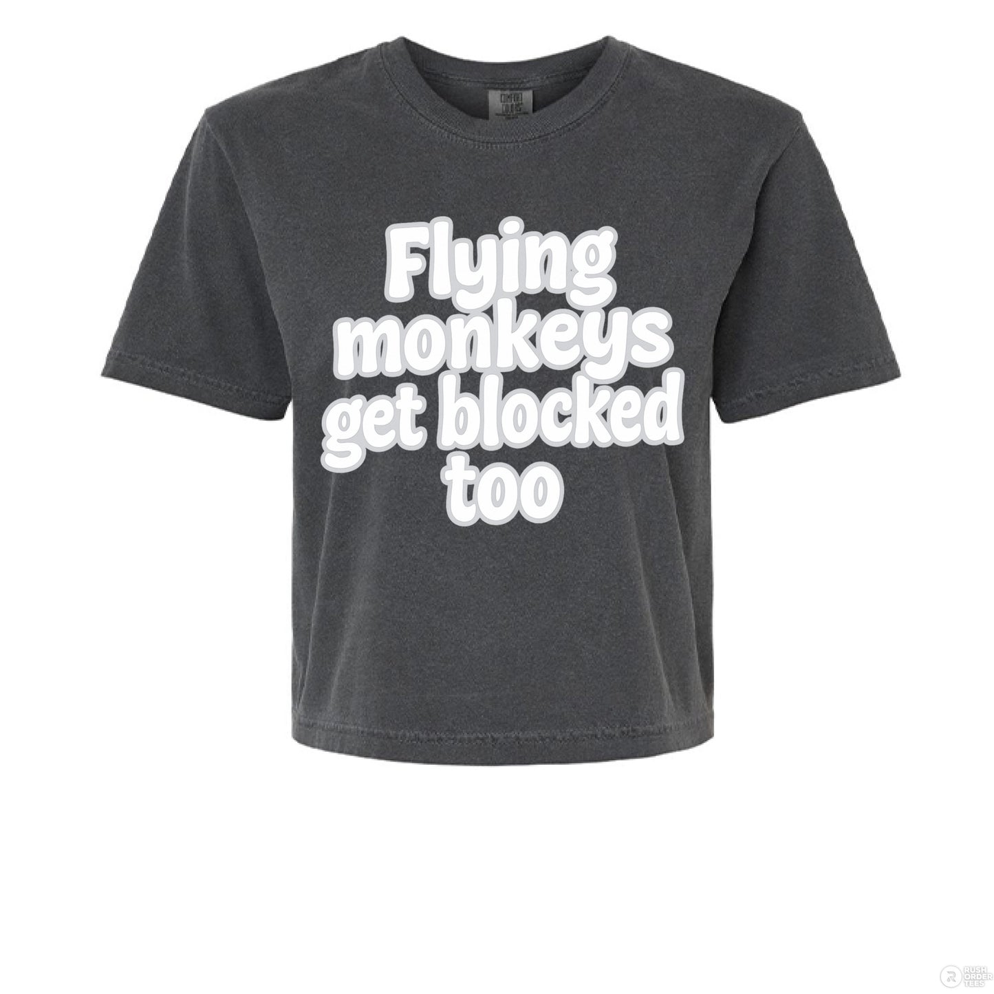 Flying Monkeys Get Blocked Too Comfort Colors 3023CL Women's Heavyweight Boxy T-Shirt - Southern Cameaux