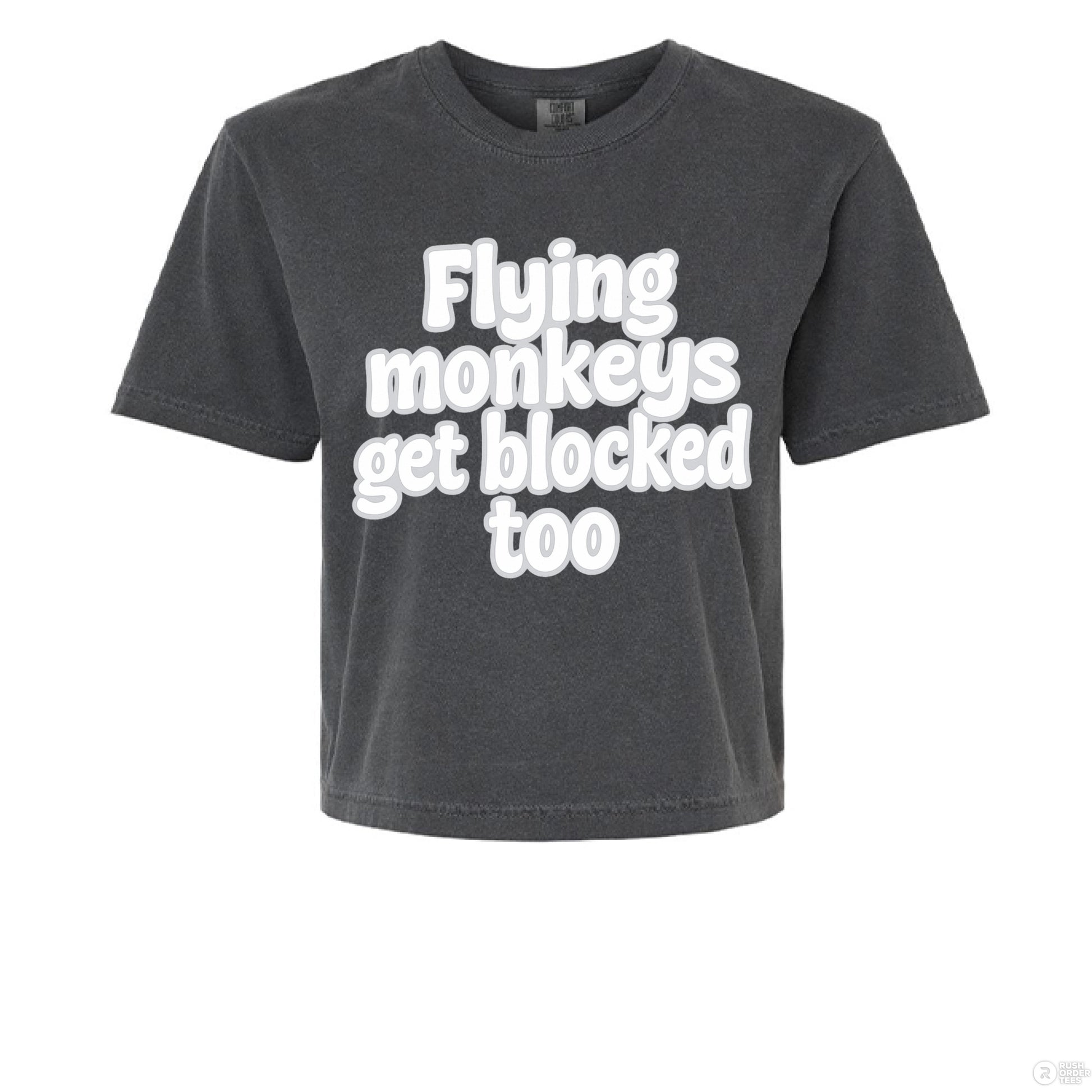 Flying Monkeys Get Blocked Too Comfort Colors 3023CL Women's Heavyweight Boxy T-Shirt - Southern Cameaux