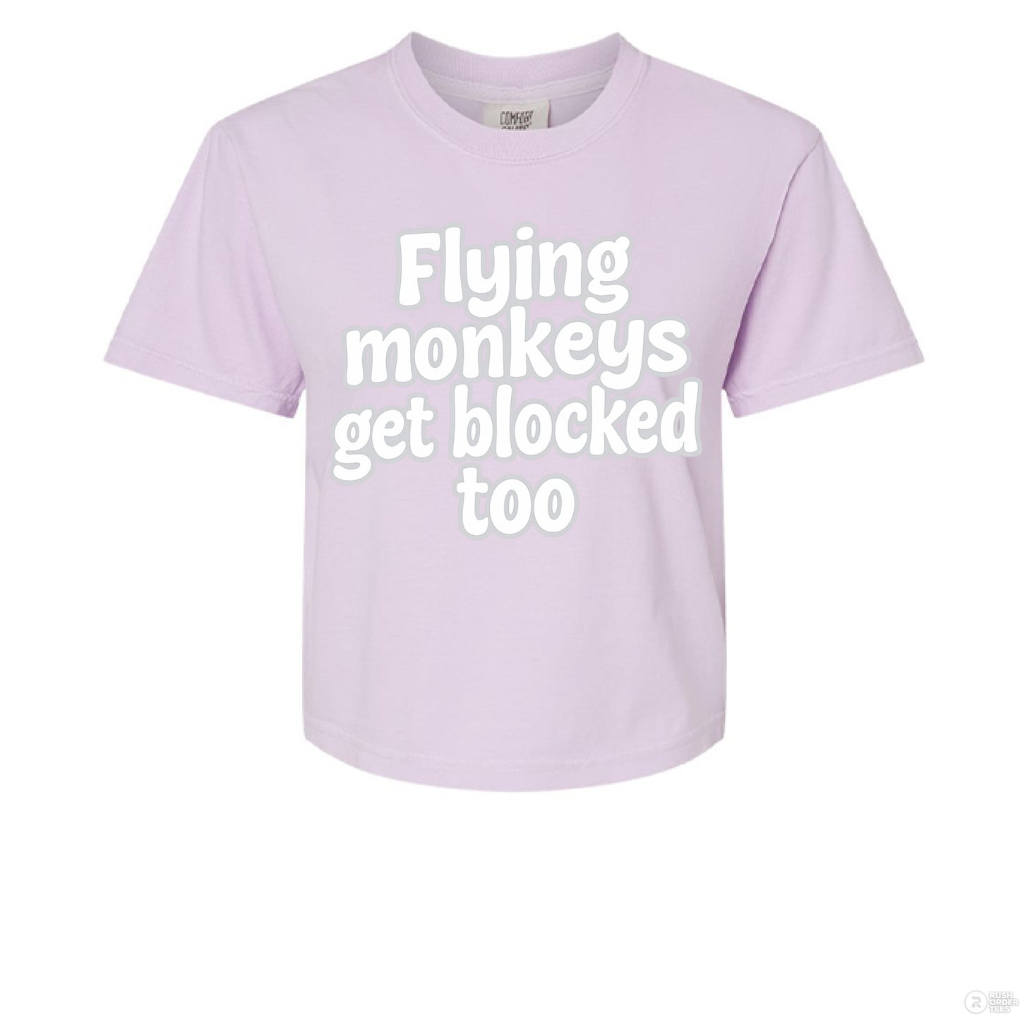 Flying Monkeys Get Blocked Too Comfort Colors 3023CL Women's Heavyweight Boxy T-Shirt - Southern Cameaux